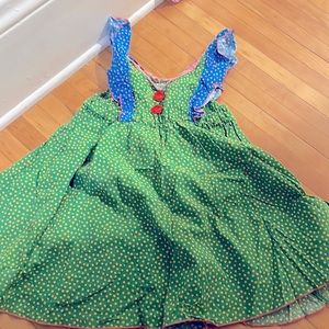 Vintage boo foo woo girls dress size 130